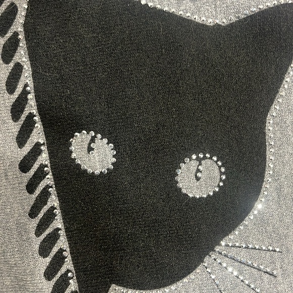 Frank Lyman design collection cat sweater M NWOT - Picture 6 of 15